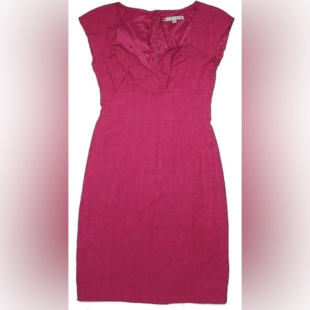 Nanette Lepore Pink Sweetheart Sheath Cocktail Dress